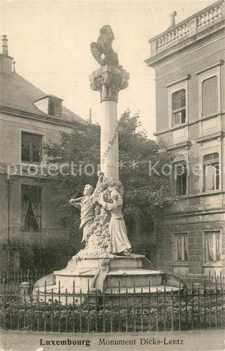 LUXEMBOURG  Luxemburg Monumetn Dicks-Lentz