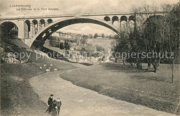 LUXEMBOURG  Luxemburg La Petrusse et le Pont Adolphe