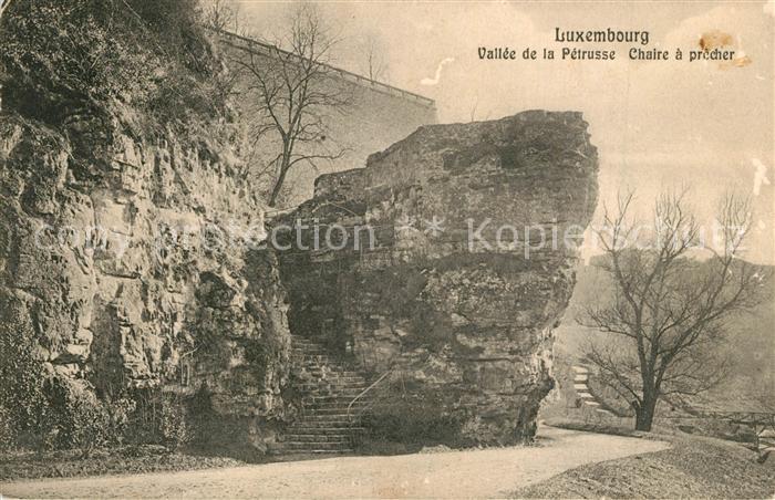 LUXEMBOURG  Luxemburg Vallee de la Petrusse Chaire a precher
