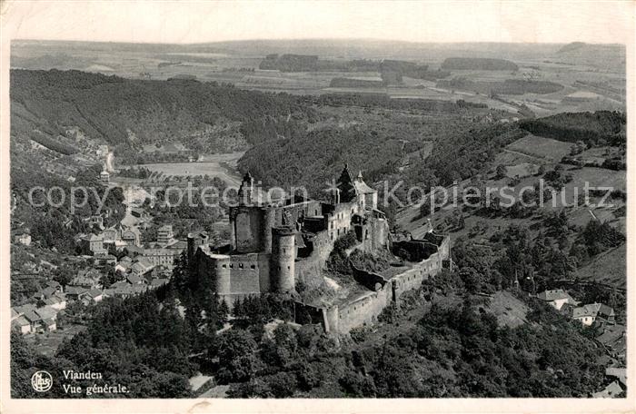 Vianden Fliegeraufnahme