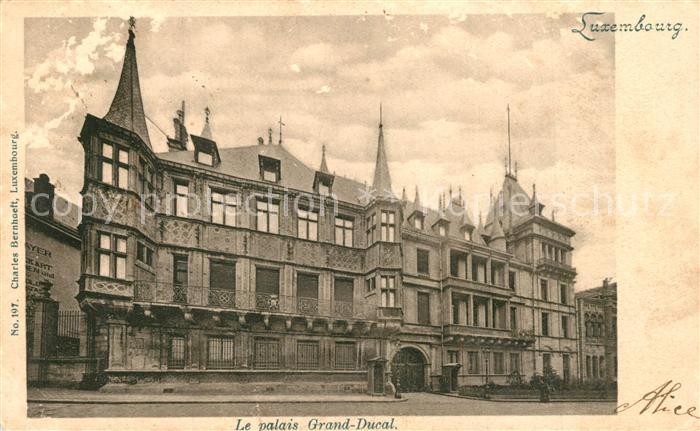 LUXEMBOURG Luxemburg Palais Grand Ducal