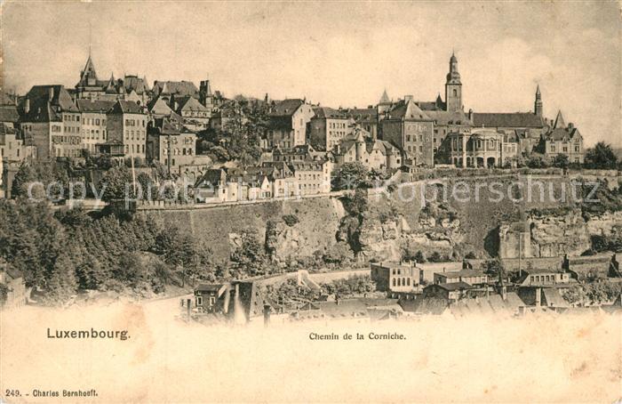 LUXEMBOURG Luxemburg Chemin de la Corniche