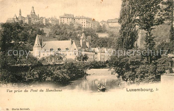 LUXEMBOURG Luxemburg Vue prise du Pont du Hundhaus