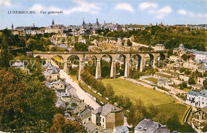 LUXEMBOURG Luxemburg Vue generale