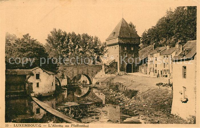 LUXEMBOURG Luxemburg L Alzette au Pfaffenthal