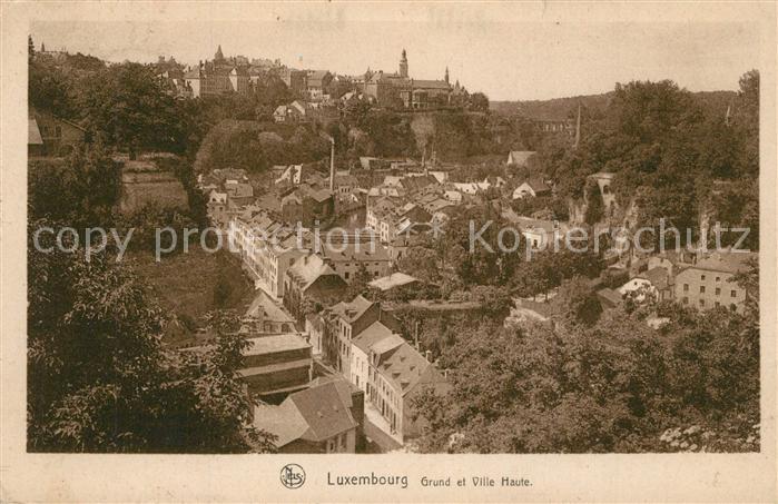 LUXEMBOURG  Luxemburg Grund et Ville Haute