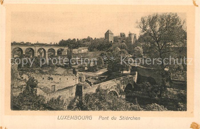 LUXEMBOURG  Luxemburg Pont du Stierchen