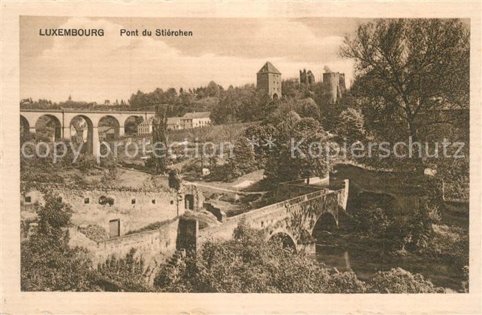 LUXEMBOURG  Luxemburg Pont du Stierchen