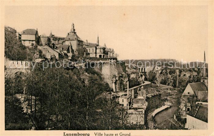 LUXEMBOURG  Luxemburg Ville haute et Grund