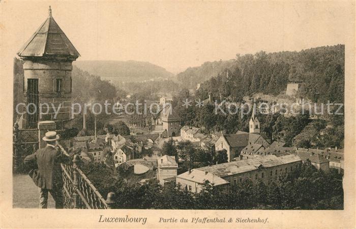 LUXEMBOURG  Luxemburg Partie du Pfaffenthal und Siechenhof