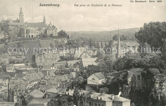 LUXEMBOURG  Luxemburg Vue prise du Boulevard de la Petrusse