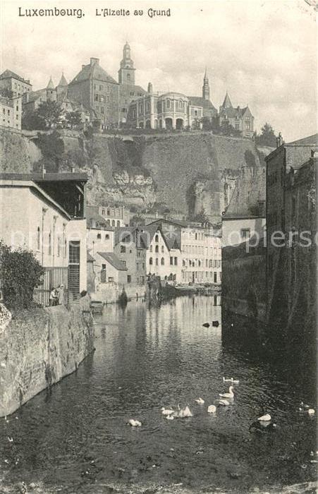 LUXEMBOURG  Luxemburg Alzette au Grund