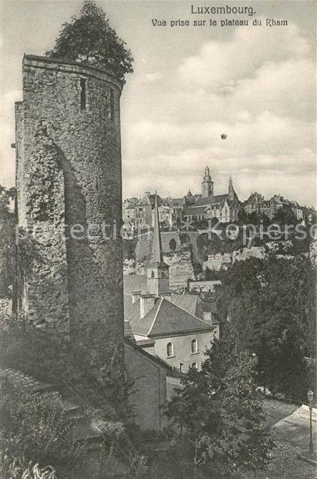 LUXEMBOURG  Luxemburg Vue prise sur le Plateau du Rham