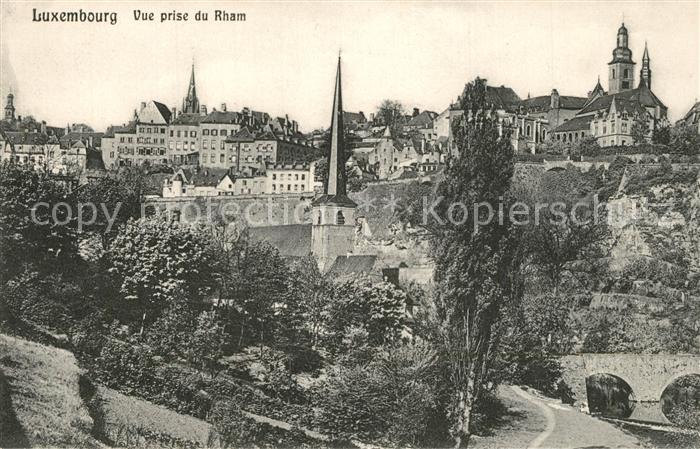 LUXEMBOURG  Luxemburg Vue prise du Rham