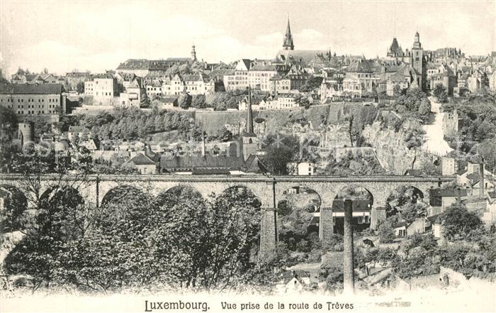 LUXEMBOURG  Luxemburg Vue prise de la route de Treves