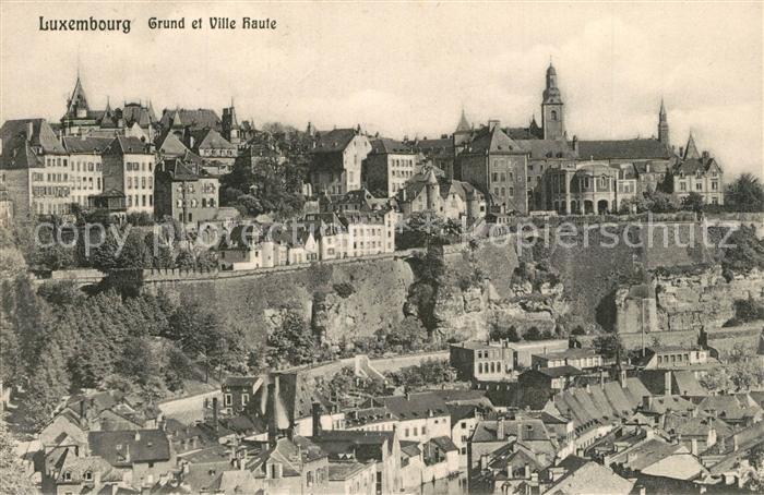 LUXEMBOURG  Luxemburg Grund et Ville Haute