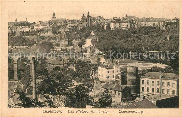 LUXEMBOURG  Luxemburg Plateau Altm?nster Clausenerberg