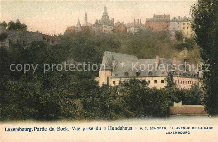 LUXEMBOURG  Luxemburg Partie du Bock Vue prise du Hundshaus