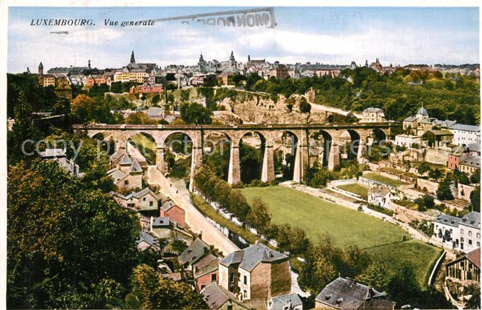 LUXEMBOURG  Luxemburg Vue generale