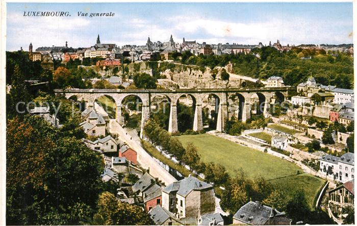 LUXEMBOURG  Luxemburg Vue generale