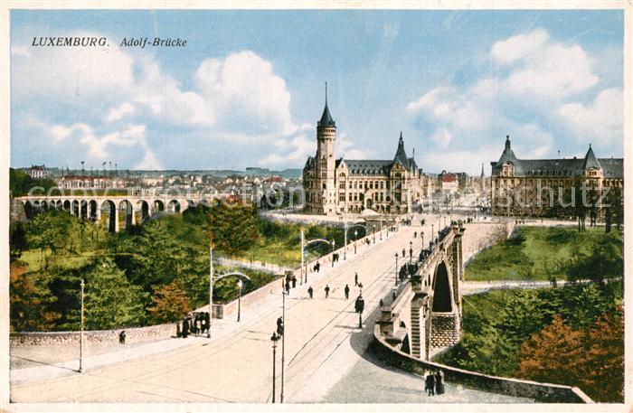 LUXEMBOURG  Luxemburg Adolf Bruecke