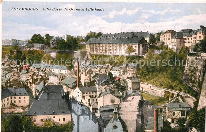 LUXEMBOURG  Luxemburg Ville Basse du Grund et Ville haute