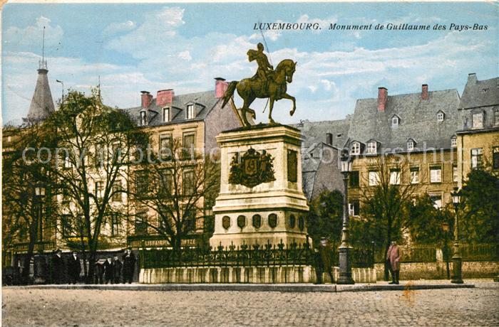 LUXEMBOURG  Luxemburg Monument de Guillaume des Pays-Bas