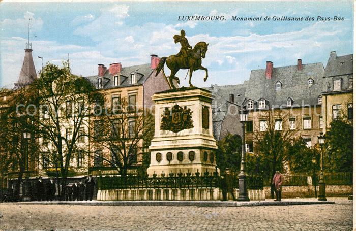 LUXEMBOURG  Luxemburg Monument de Guillaume des Pays Bas