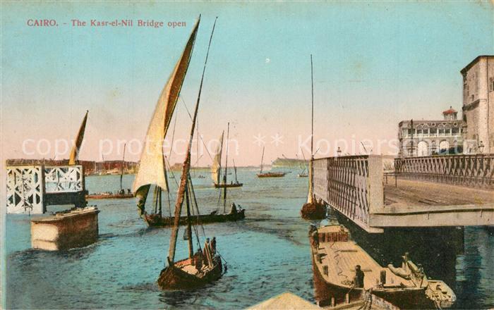 Cairo Egypt Kasr el Nil Bridge