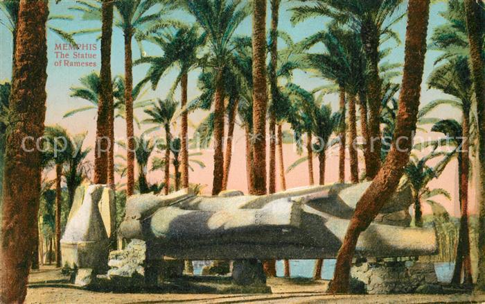 Memphis Aegypten Statue Ramses