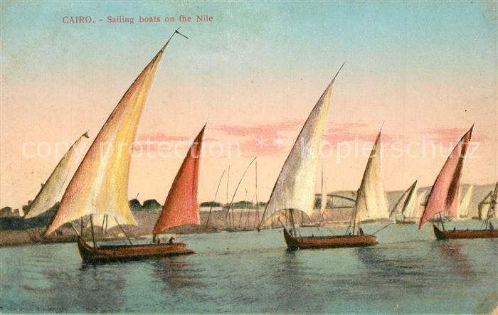 Cairo Egypt Segelboote Nil