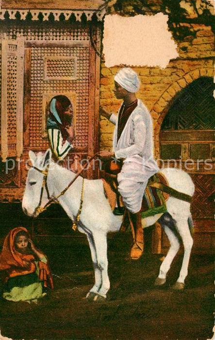 aegypten Junge auf Esel