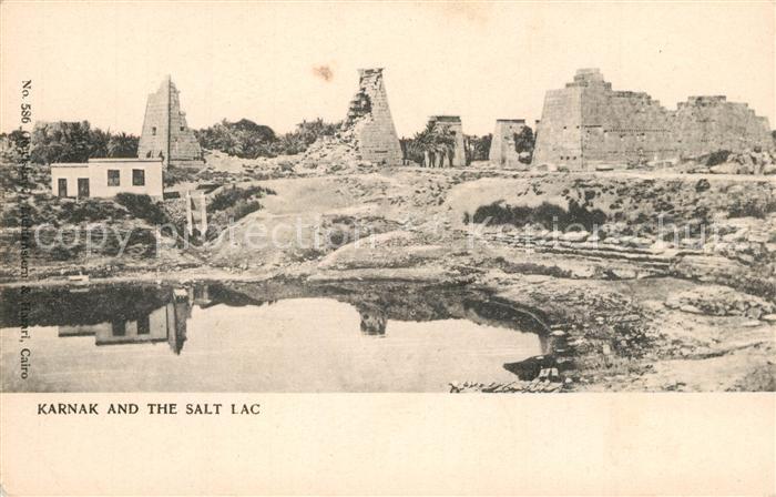 Karnak Egypt Salzseen Ruinen