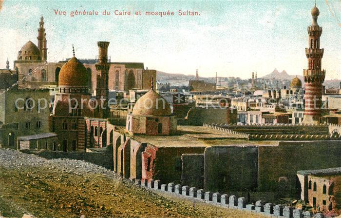 Caire Aegypten Le Sultan Moschee Panorama