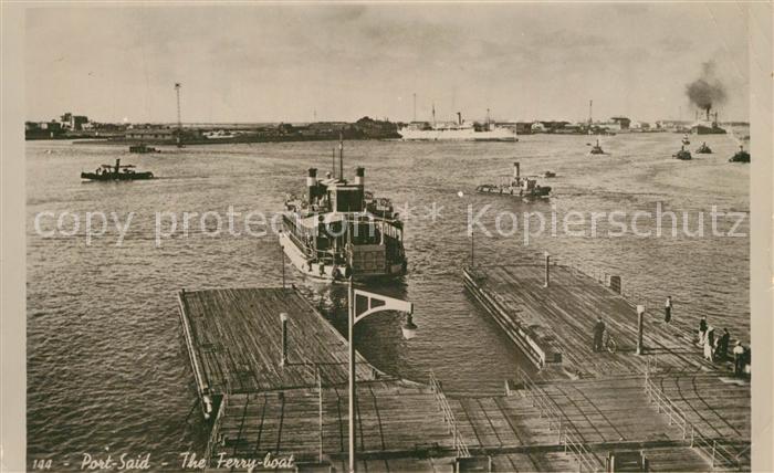 Port Said Fähranleger Fähre