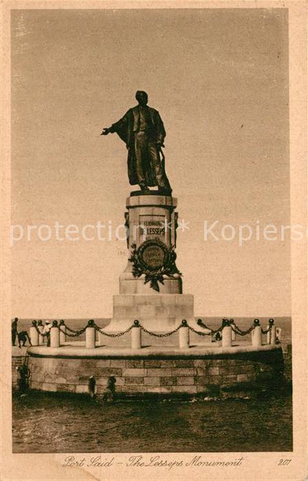 Port Said Denkmal Lesseps