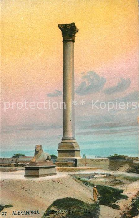 Alexandria Alexandrie Aegypten Pompeius Säule