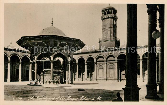 Kairo Caire Innenhof Moschee Mohamed Ali