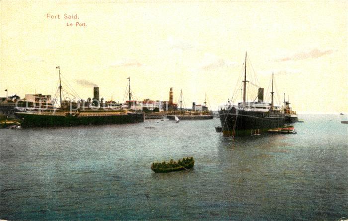 Port Said Hafen Schiffe