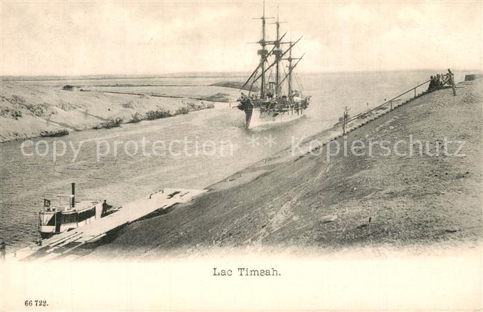 Suez Lac Timsah Segelschiff