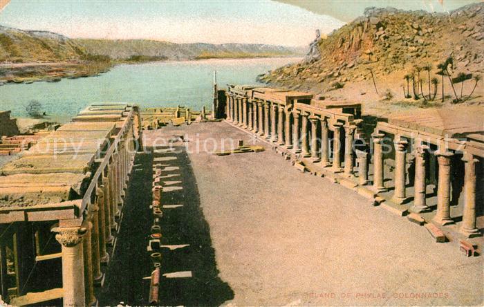 Aswan Phylae Kolonnaden