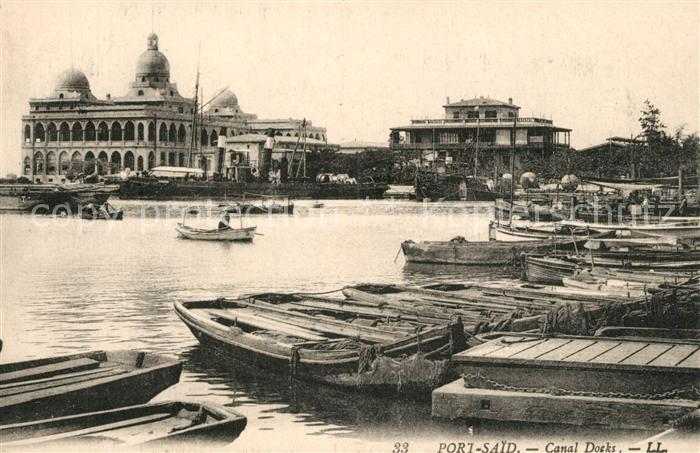 Port Said Suez Kanal Hafenanlagen Docks