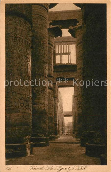 Karnak Egypt Hypostyle Hall