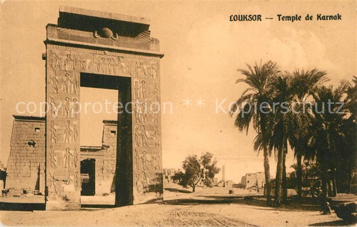Luxor Louqsor Louksor Tempel Karnak