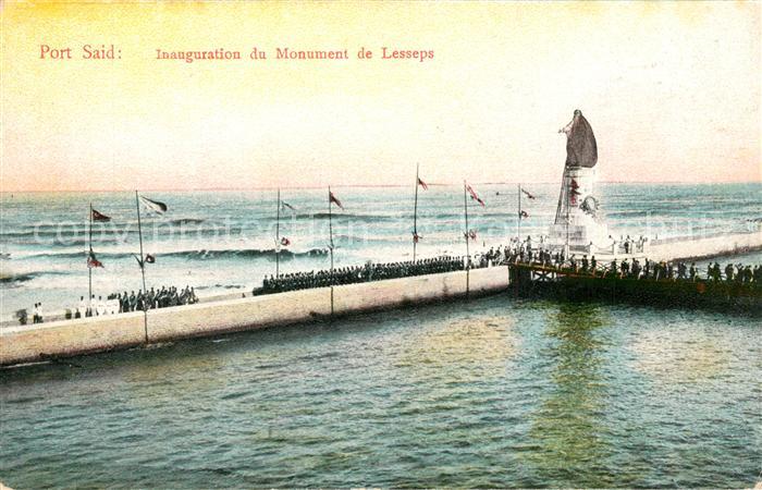 Port Said Einweihung Denkmal Lesseps