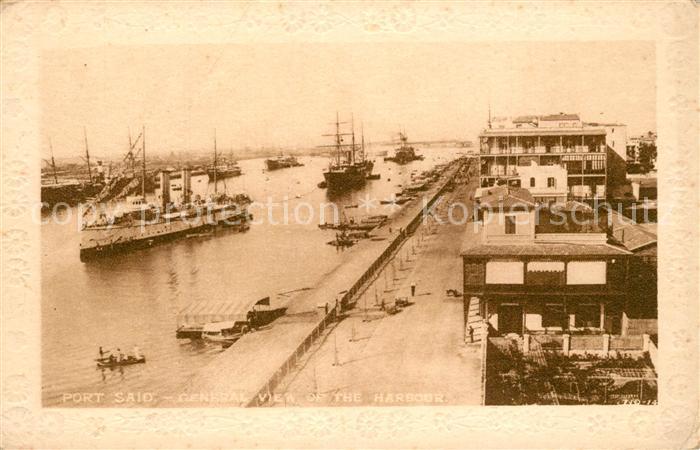 Port Said Hafen Frachter
