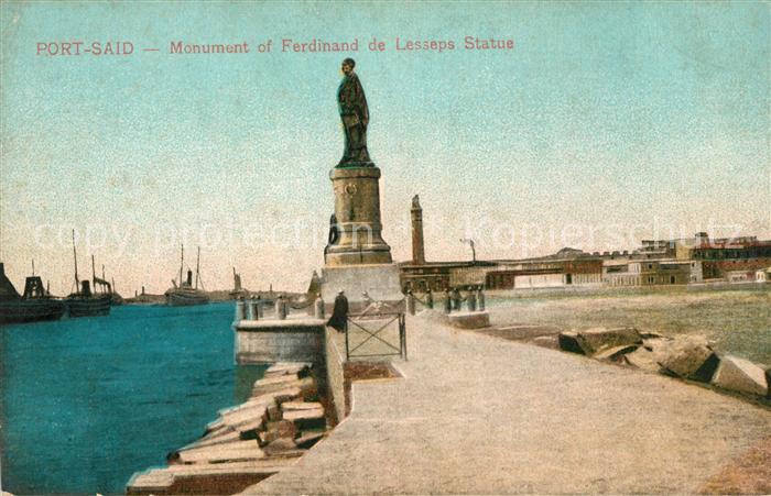 Port Said Denkmal Ferdinand Lesseps