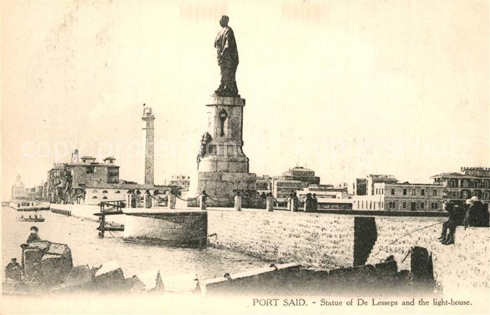 Port Said Denkmal Lesseps Leuchtturm