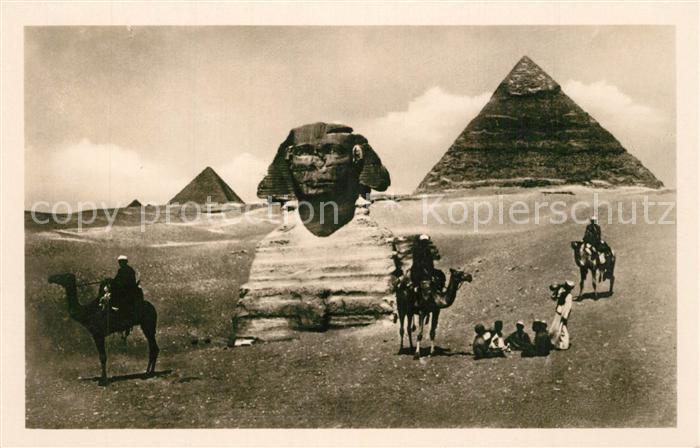 Giza Pyramiden Sphinx