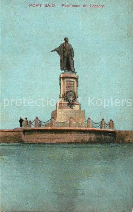 Port Said Denkmal Ferdinand de Lesseps